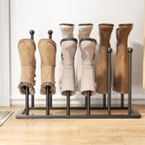 pickpiff Boot Rack Organizer Tall Boots - Black Boot Storage Organizer Tall Boots for Closet, Entryway, Garage, Porch, Free Standing Shoe Racks for 6 Pairs pickpiff