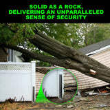 ARKSOLDIER Thickened Fence Post Anchor Kit, Metal Fence Post Repair Stakes Kit, Anchors Ground Spikes Mender for Repair Leaning 4x4/6x6 Wood Fence Post Support (Thicker 11-Gauge, 8 Pack/Black) arksoldier