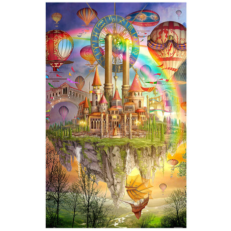 Pintoo Jigsaw Puzzles 4000 Piece for Adults - Ciro Marchetti - Tarot Town Beautiful Plastic Puzzle for Home Decor Zero Dust Easy Storage [H1757] Pintoo