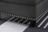 Devion Furniture Lorenzo Sofas, Charcoal Gray Devion Furniture