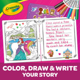Crayola Book Making Kit for Kids, Create Your Own Fairytale Storybook, DIY Kits, Gift for Girls & Boys, Ages 6, 7, 8, 9 Crayola