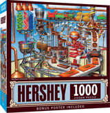 MasterPieces 1000 Piece Jigsaw Puzzle for Adults, Family, Or Youth - Hershey's Chocolate Factory - 19.25"x26.75" Masterpieces