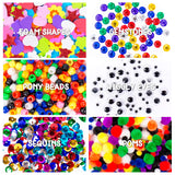 Made By Me Ultimate Craft Box, Art & Craft Activities 1000 Piece Set, Storage Case, Great for Preschool Arts & Crafts, Adult & Group Projects, Craft Box for Kids Girls & Boys Made By Me