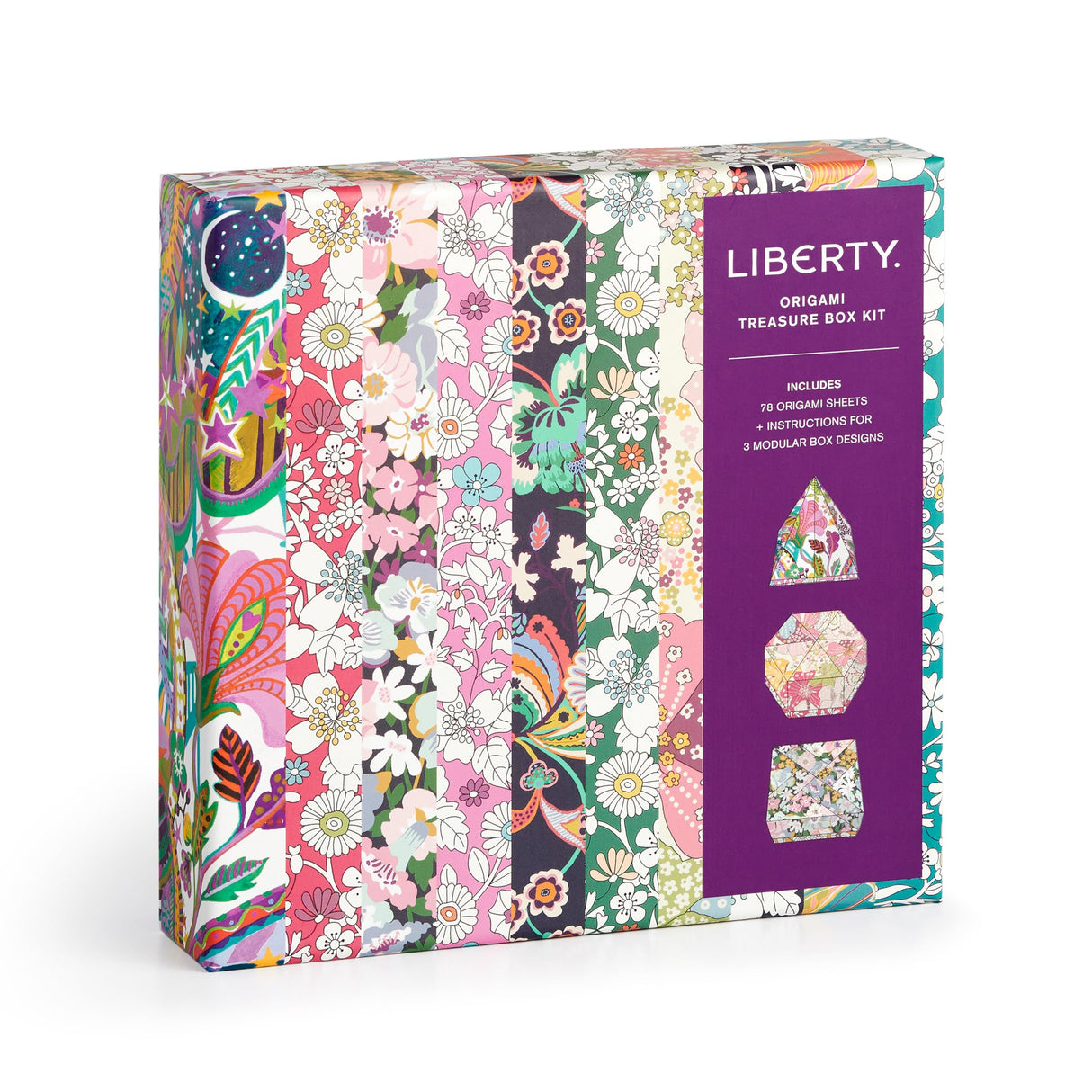 Galison Liberty Floral Origami – Origami Kit Featuring Iconic Liberty Prints and Instructions for Origami Folds Galison