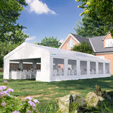 Quictent 20'x40' Heavy Duty Party Tent with Roll-up Ventilated Mesh Windows, Outdoor Event Shelter for Parties Wedding Carports Canopy BBQ Quictent