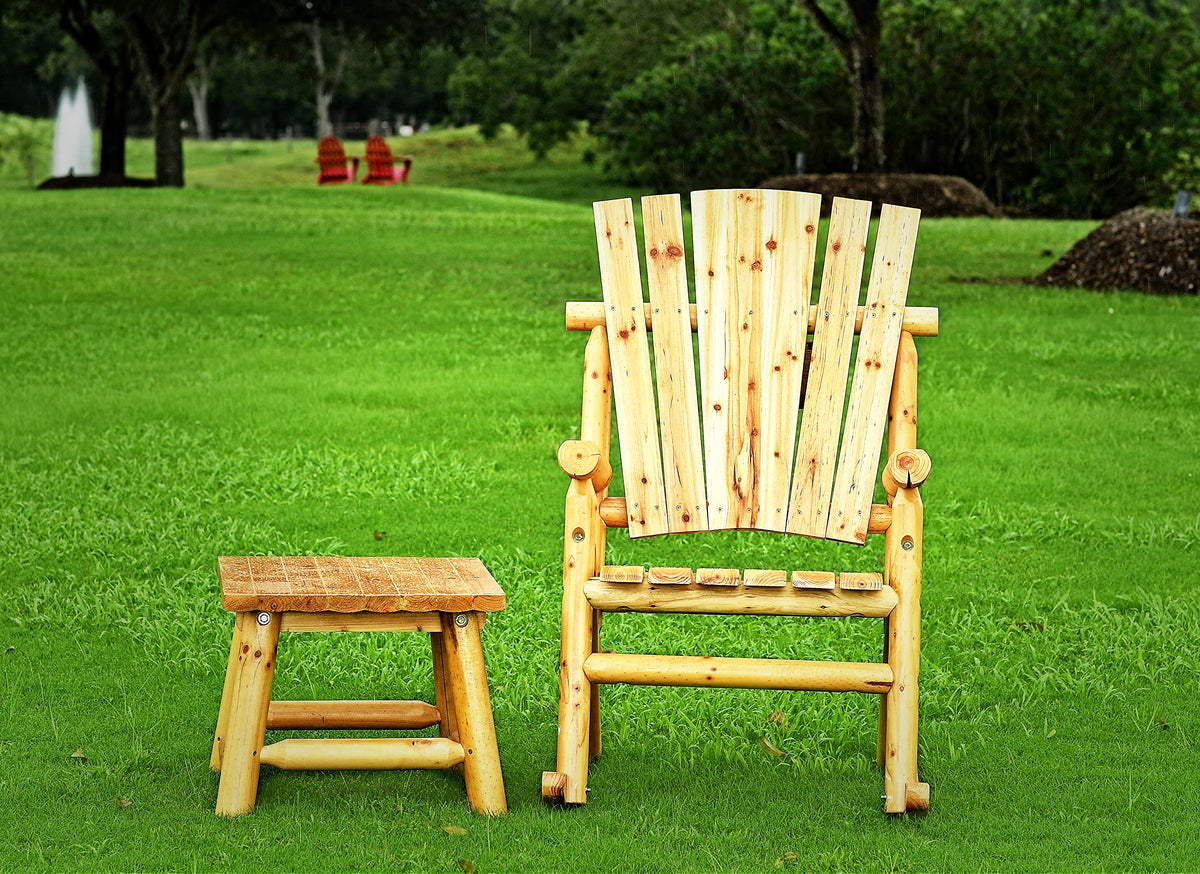 Leigh Country Rocker Chair Single Aspen Log TX 95100 Leigh Country