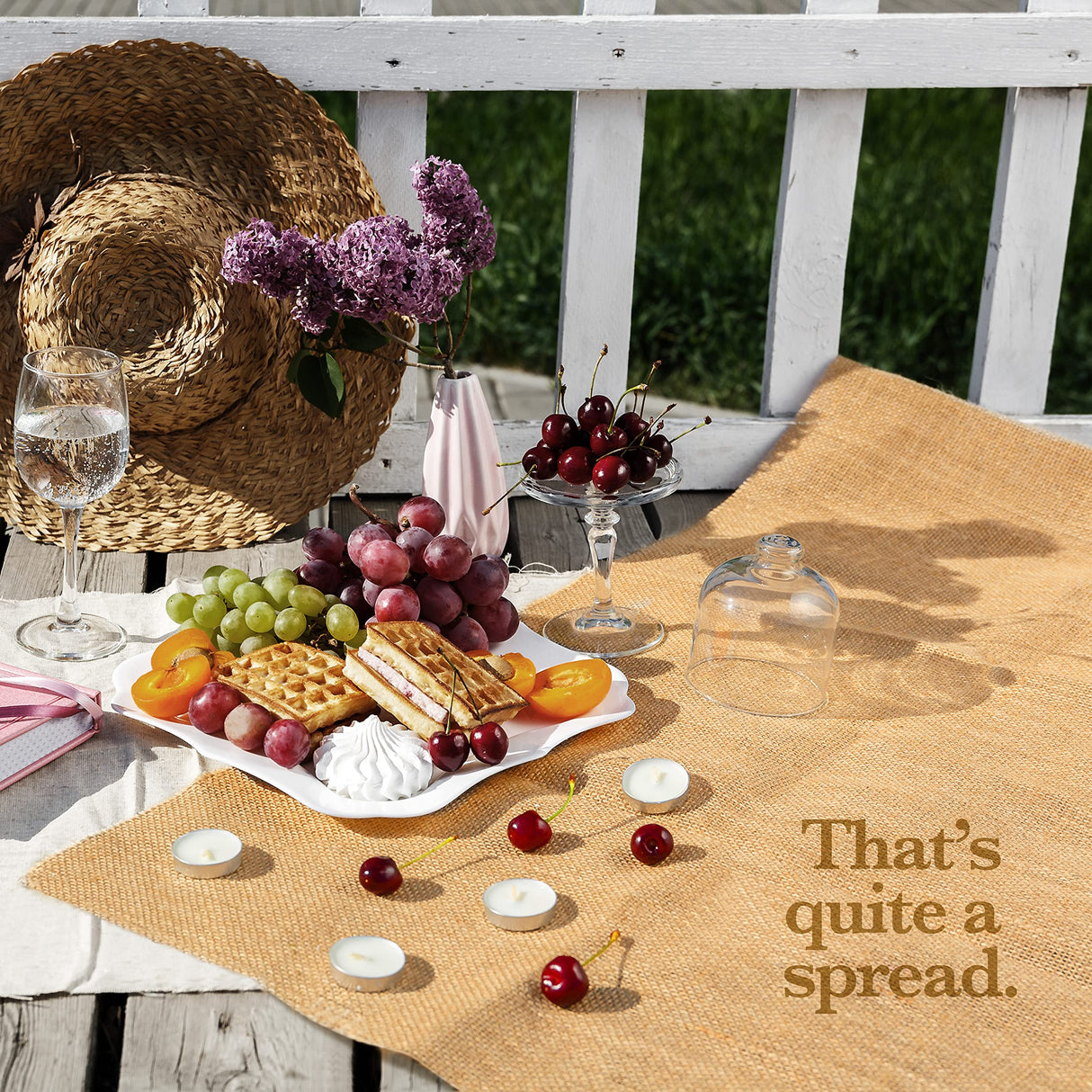 Burloptuous 40" x15 Feet Gardening Burlap Roll - Multipurpose Natural Burlap Fabric, High Density Jute Fiber Material for Decorations, Center Pieces for Home, Rustic Party Décor Burloptuous