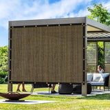 Artpuch Outdoor Pergola Shade Cover 10x18 FT Sun Shade Cloth with Grommets Mocha 90% UV Protection Canopy Patio Privacy Screen (Customized Available) Artpuch