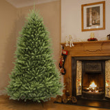 National Tree Company Artificial Full Christmas Tree, Green, Dunhill Fir, Includes Stand, 7.5 Feet National Tree Company