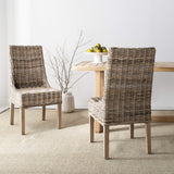 Safavieh Home Collection Suncoast Brown Dining Chair Safavieh