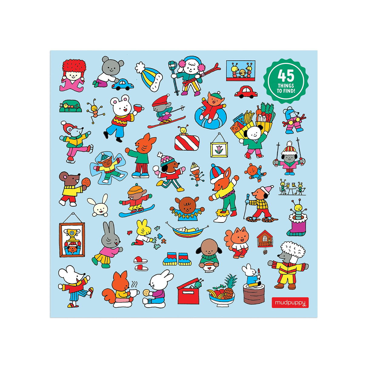 Mudpuppy Winter Chalet 500 PC Search & Find Puzzle Mudpuppy