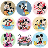 nekpiahu 8Pcs Diamond Painting Coasters with Holder,DIY Cartoon Life Coaster Diamond Art Kits for Adults Kids,Beginners Round Full Drill Diamond Art Craft Supplies nekpiahu