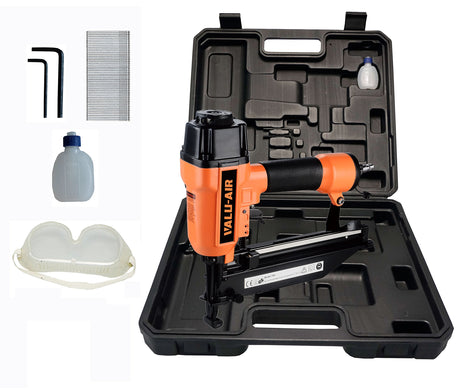 Valu-Air T64C 16 Gauge 7/8-Inch to 2-1/2-Inch Finish Nailer with Carrying Case Valu-Air