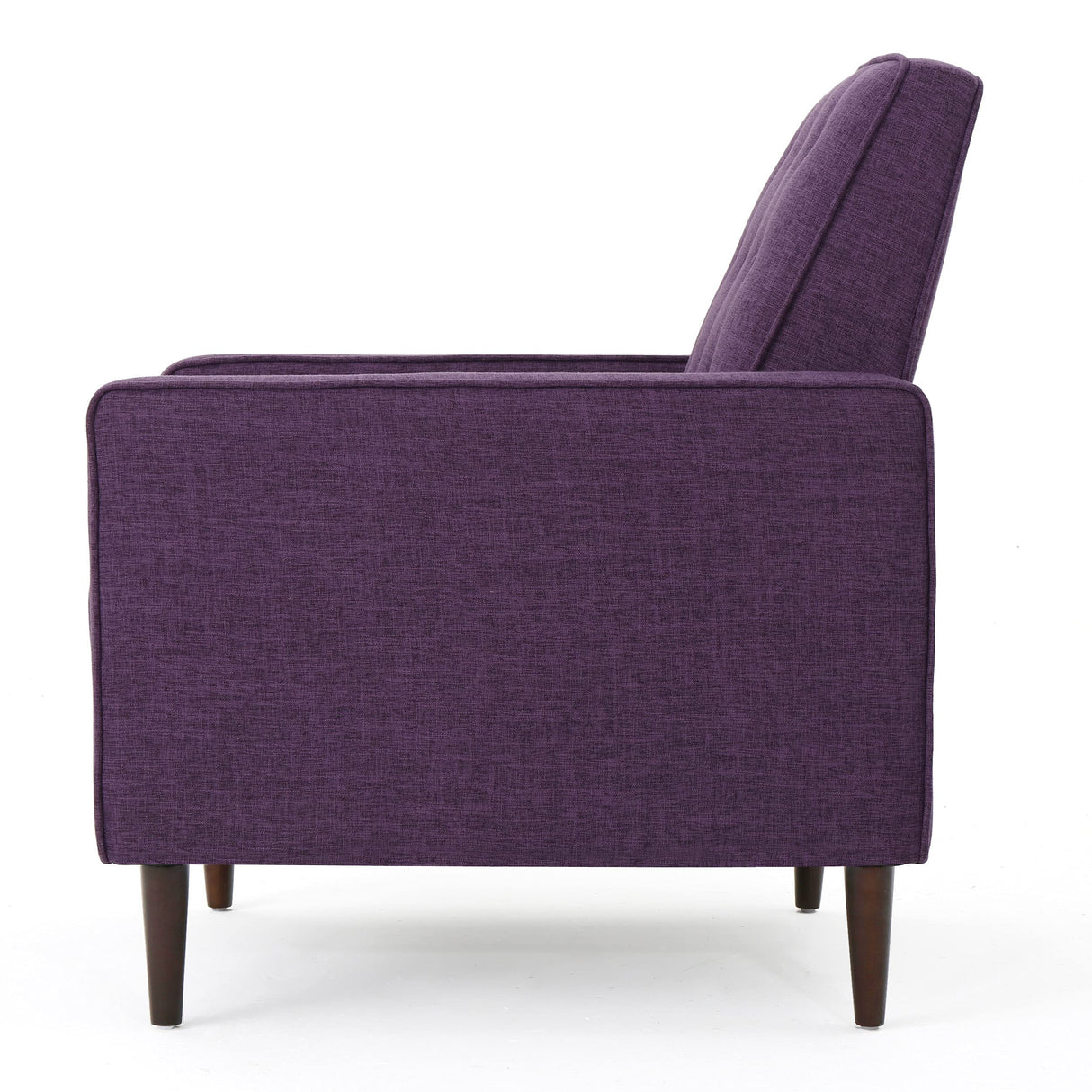 Christopher Knight Home Mervynn Mid-Century Modern Fabric Recliner,polyester, Muted Purple / Dark Espresso Christopher Knight Home