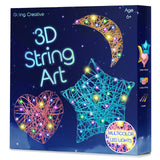 Going Creative 3D String Art Kit for Kids Ages 6-12 – Light-Up DIY Craft Kit with LED Lights, Tassels & Wall Mount – Fun Arts & Crafts Gift for Girls & Boys, STEM Toy, Screen-Free Activity Going Creative
