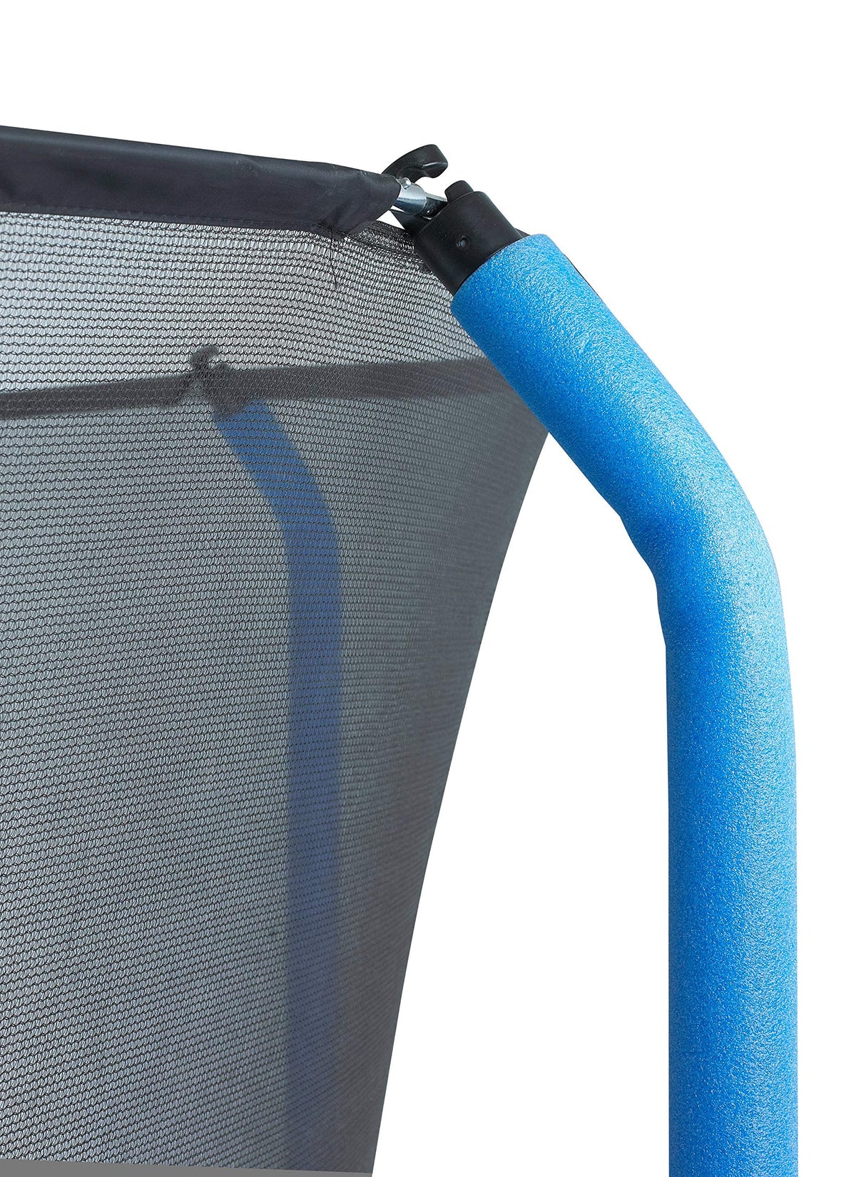 Machrus Upper Bounce Trampoline Net Replacement 8FT 10FT 11FT 12FT 13FT 14FT 15FT 17FT- Safety Net for Top-Ring Flex Enclosure System Curved Poles Round Trampoline Upper Bounce