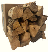 Carolina Cookwood Pecan Smoking Wood Logs for Wood Fired and Charcoal Smoker Grills - Large 6-in. Hardwood Splits, 12-17 lbs., 675 cu. in. Naturally Cured Smoker Wood Carolina Cookwood