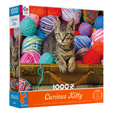 Ceaco - Garry Gay - Curious Kitty - 1000 Piece Jigsaw Puzzle Ceaco