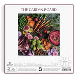 Galison The Garden Board – 500 Piece Puzzle Fun and Challenging Activity with Bright and Bold Artwork of Fresh Garden Vegetables for Adults and Families Galison