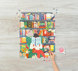 Ridley's: 50 Must-Read Books Bucket List 1000-Piece Puzzle - Unique Art Style for Book Lovers - Library or Office Décor After Completion Ridley's
