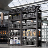 LI JIU HOME 5 Tire Storage Shelving Heavy Duty Garage Shelves 2000LBS Load Bearing, Full Metal Shelving Units, Durable Construction, Adjustable Shelves, Easy Assembly, 36''W x 16''D x 72''H LI JIU HOME