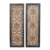 Deco 34087 Elegant Sculpture 2 Assorted Wood Wall Panel Deco 79