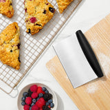 OXO Good Grips Bench Scraper & Chopper, 1 Count, Stainless Steel OXO