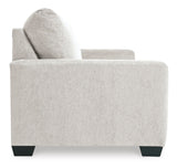 Signature Design by Ashley Rannis Coastal 2-in-1 Sofa Sleeper with Folding Gel Memory Foam Mattress, Queen, White Signature Design by Ashley