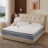 Acochey 12 Inch Full Mattress Memory Foam and Spring Hybrid Mattresses,Medium Firm Feel Grey Mattress in a Box,Quality Comfort and Adaptive Support Breathable Cooling Full Mattresses. Acochey