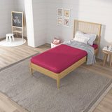 NapQueen 5 Inch Twin Memory Foam Mattress, Medium Feel, CertiPUR-US Certified, Bed in a Box, Breathable Soft Fabric Cover, Pink NapQueen