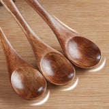 Sevensun Small Wooden Teaspoon, 6pcs Serving Wooden Utensils For Cooking, Condiments, Honey, Spoons For Daily Use sevensun