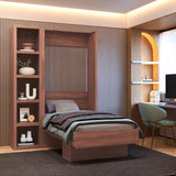 Oakland Living Brown 85-in Tall Wooden Bookcase Shelf Oakland Living