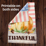 5 Pcs Sublimation Blank Garden Flags 100% Polyester 3 Layer Double-Sided Ready for Printing Garden or Lawn Banner | 12x18in DIY Vinyl or Dye Sublimation Blank Flags Pack of 5 Pesky Patriot