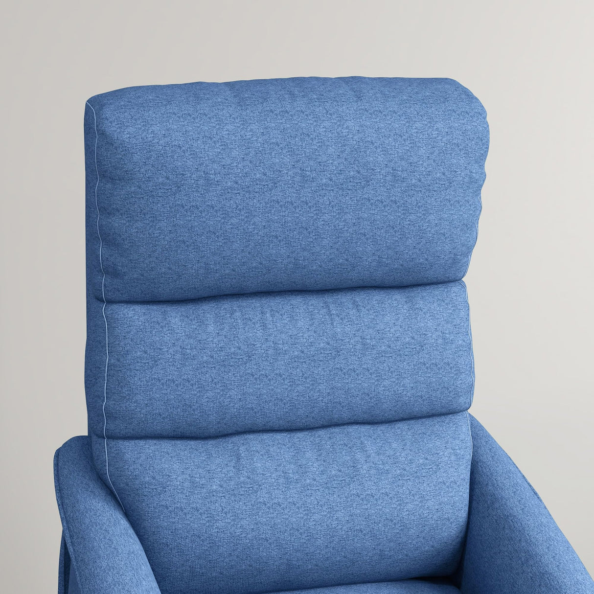 HOMCOM Power Lift Recliner Chair for Elderly, Easy Assembly, Fabric Lift Chair for Adults, Recliner Sofa with Remote Control, Side Pockets for Living Room, Blue HOMCOM