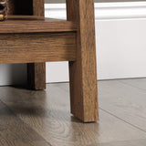 Sauder Trestle 5-Shelf Bookcase in Vintage Oak Finish - Stylish Storage for Any Room Sauder