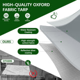 Large Metal Chicken Coop Upgrade Tri-Supporting Wire Mesh Chicken Run,Chicken Pen with Water-Resident and Anti-UV Cover,Duck Rabbit House Outdoor(9'W x 13'L x 6.5'H) Betterhood