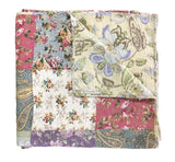 Greenland Home Blooming Prairie Quilted Patchwork Throw Greenland Home Fashions