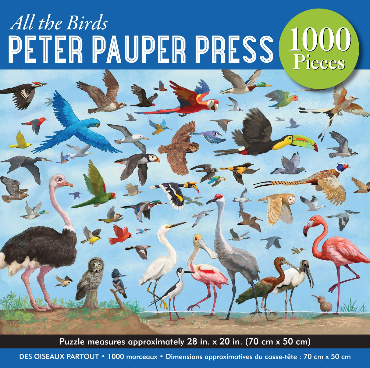 PETER PAUPER PRESS All The Birds 1000 Piece Jigsaw Puzzle PETER PAUPER PRESS