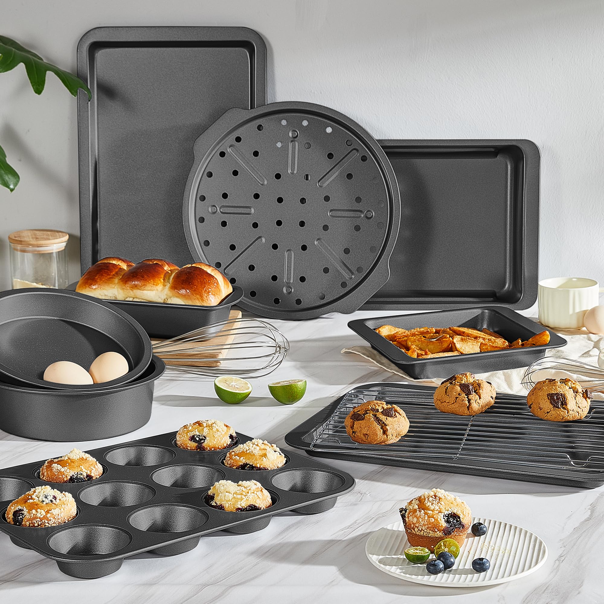 HONGBAKE Nonstick Ceramic Muffin Pan - Thumbnail 3