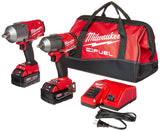 Milwaukee 2 PC M18 FUEL Auto Kit - 1/2" Impact Wrench and 3/8" Impact Wrench Milwaukee