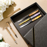 Leriton 6 Set Letter Opener Kit and Pen Kits for Woodturning Project 7mm DIY Envelope Slitter Paper Mail Opener Tool Knives Turning Mens Crafts Holiday Gifts Making Supplies Leriton