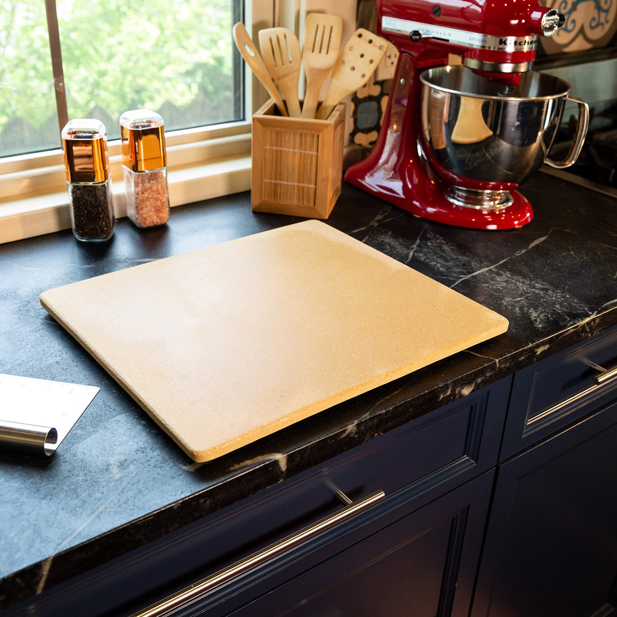 Old Stone Pizza Kitchen Rectangular Pizza Stone for Oven and Grill, 14x16-Inch Old Stone