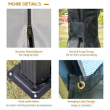 Outsunny 10' x 10' Hardtop Gazebo Canopy with Polycarbonate Roof, Aluminum Frame, Permanent Pavilion Outdoor Gazebo with Netting, for Patio, Garden, Backyard, Deck, Lawn, Gray Outsunny