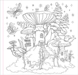 Enchanted Kingdom Adult Coloring Book (31 one-sided designs on thick paper) (Artist's Coloring Books) PETER PAUPER PRESS