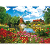 RoseArt - Kodak Premium - Hunsett Mill and The River Ant, Norfolk, England - 1000 Piece Jigsaw Puzzle for Adults RoseArt