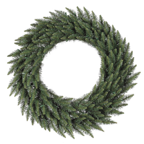 Vickerman 48" Camdon Fir Artificial Christmas Wreath Featuring 330 PVC Tips - Unlit - Wreath for Indoor or Outdoor - Seasonal Home Decorations Vickerman
