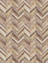 Meihodan Handpainting Peel and Stick Wallpaper Herringbone Wood Panel Self-Adhesive Prepasted Wallpaper Wall Mural 17.7in x 9.8ft Meihodan