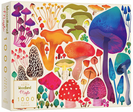Elena Essex 1000 Piece Puzzle for Adults - Woodland Magic | Jigsaw Puzzles 1000 Pieces | Mushroom Toadstool Nature Wildlife Puzzle | 28x20inches Elena Essex