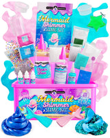 Original Stationery Mermaid Glow in The Dark Slime Kit - Mystic Shimmer Pack & Birthday Present for Girls Original Stationery