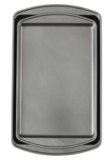 Wilton Perfect Results Premium Non-Stick Bakeware Cookie Baking Sheets Set, 2-Piece, Steel Wilton